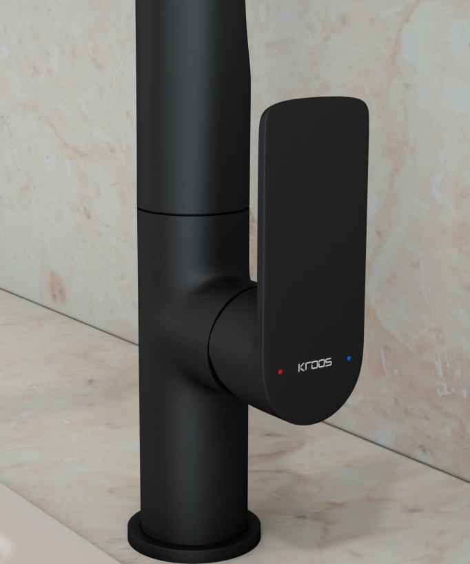 Sink Mixer Tap - Black - Nunki