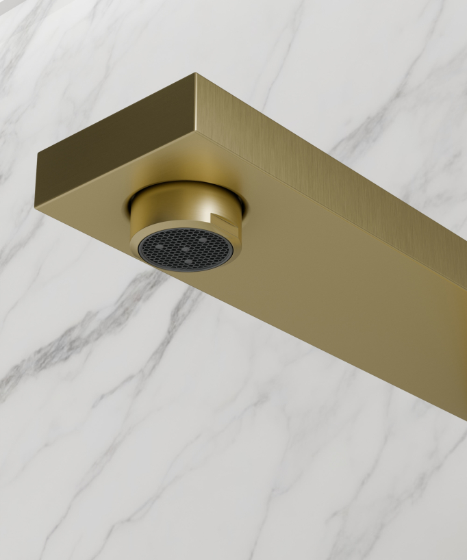 Kitchen Sink Mixer Tap Brushed Gold - Sirius