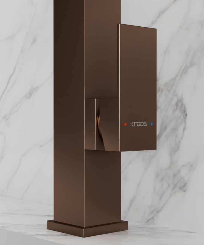 Kitchen Sink Mixer Tap Brushed Rose Gold - Sirius