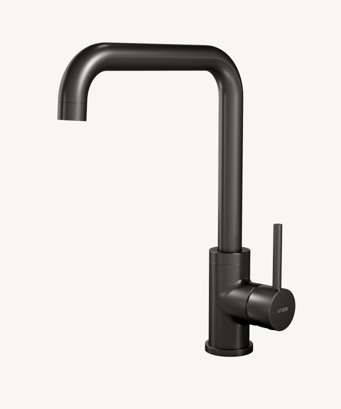 U-Shaped Kitchen Mixer Tap Gunmetal - Corbeau