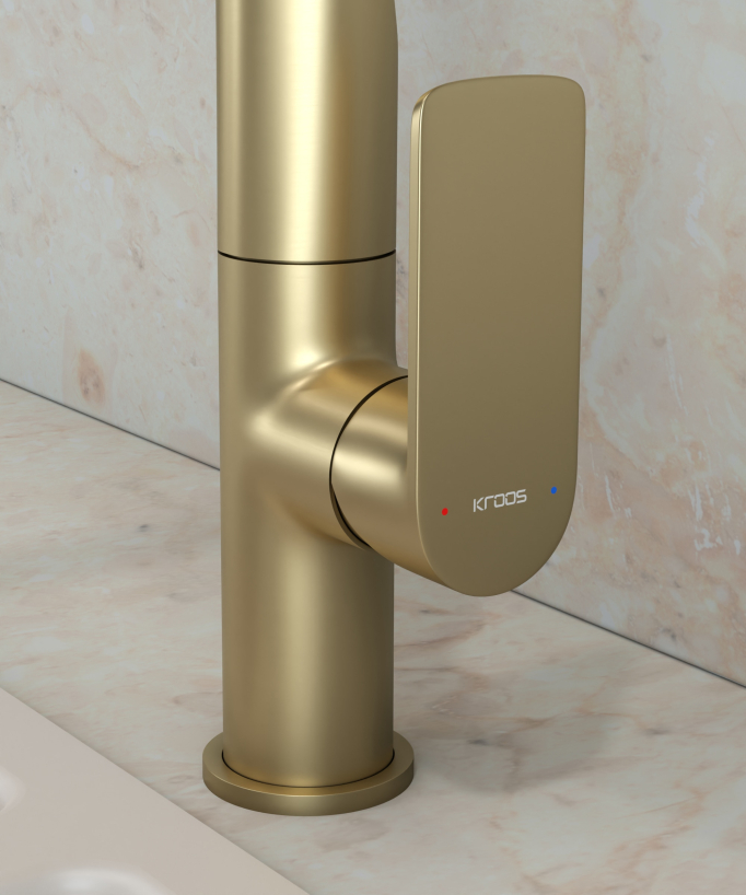 Sink Mixer Tap - Brushed Gold - Nunki