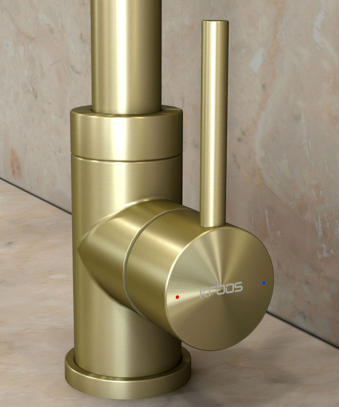 Kitchen Mixer Tap - Brushed Gold - Corbeau