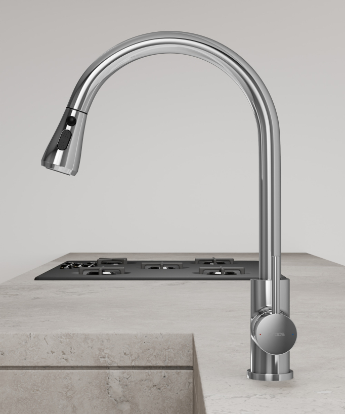 Kitchen Mixer Tap & Pull-Out Spray - Chrome