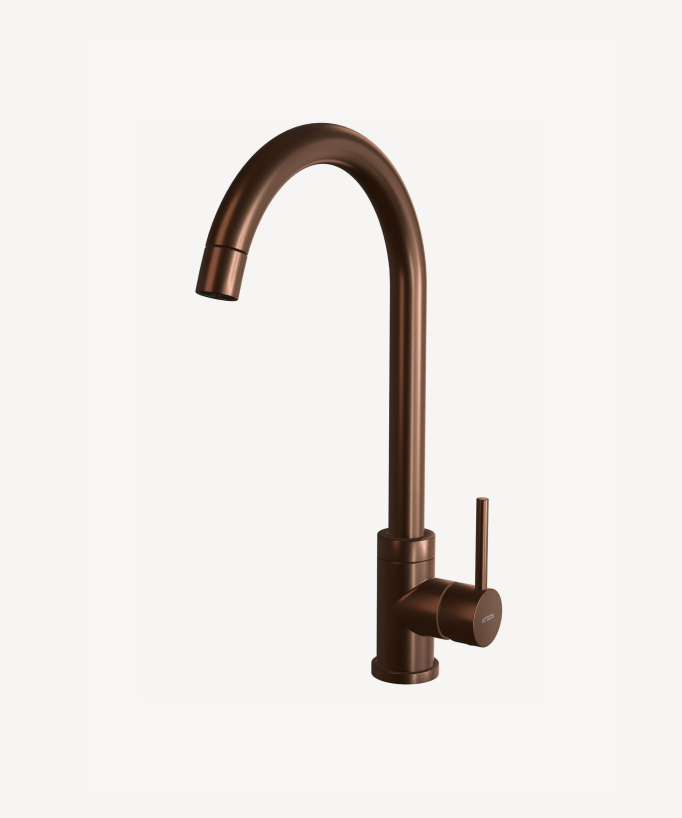 Kitchen Mixer Tap - Brushed Rose Gold - Corbeau