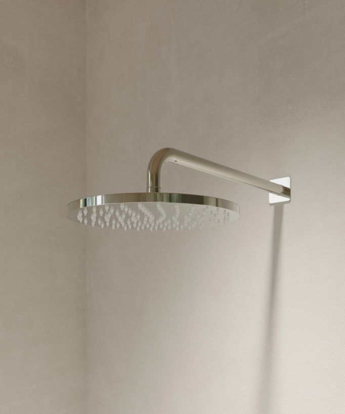 Concealed Thermostatic Shower Mixer Set Champagne - Fiumina