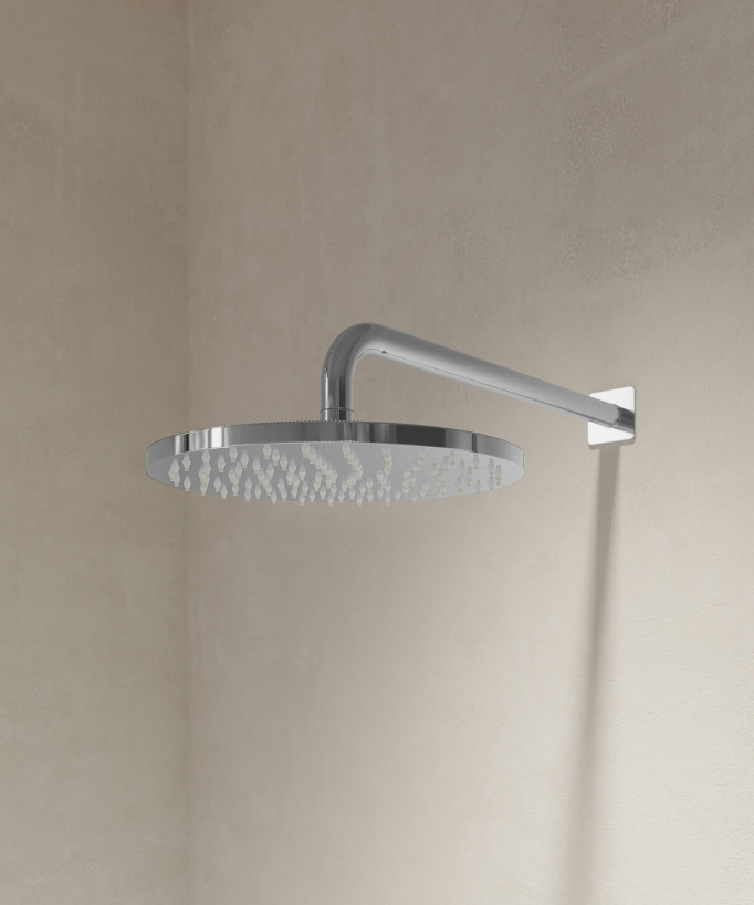 Concealed Thermostatic Shower Mixer Set Chrome - Fiumina