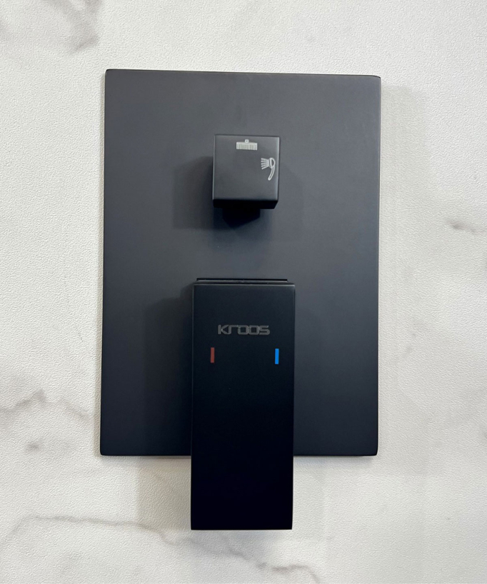 Concealed Shower Column - Black - Sirius