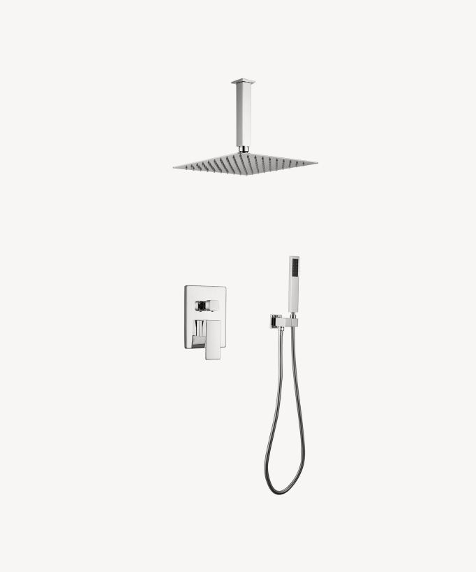 Concealed Shower Column, Ceiling-Mounted Rain Head - Sirius