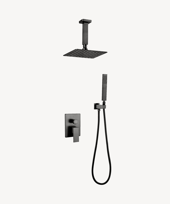Concealed Shower Column, Ceiling-Mounted Rain Head - Sirius