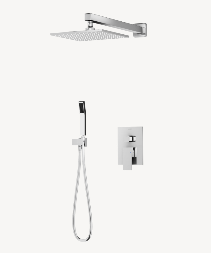 Concealed Shower Column - Chrome - Sirius