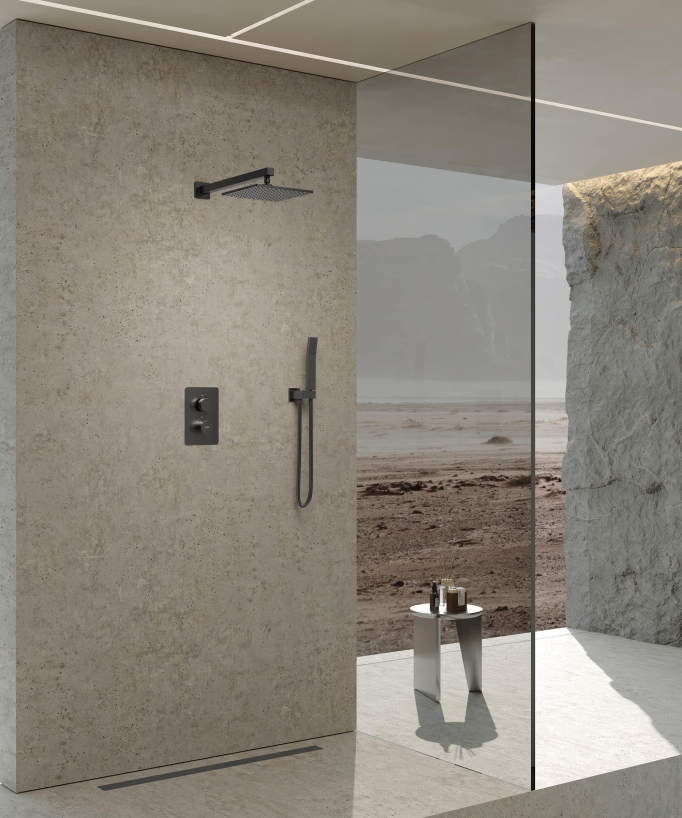 Thermostatic Concealed Shower Column - Sirius