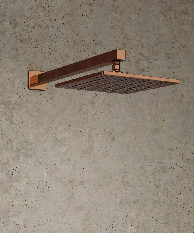 Thermostatic Concealed Shower Column - Rose Gold - Sirius