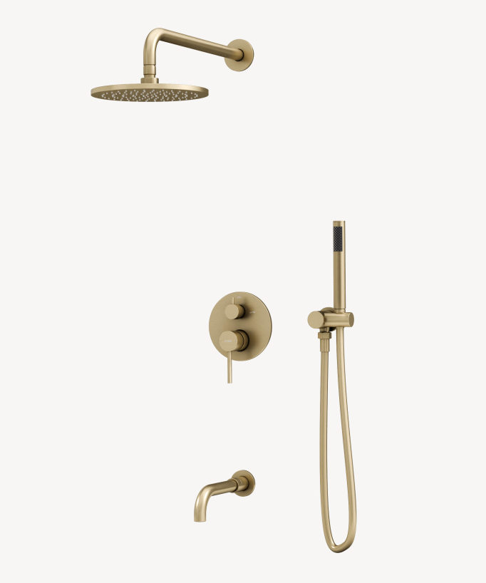 Concealed Shower and Bathtub Column - Corbeau