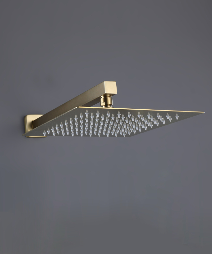 Sirius Concealed Shower Column - Brushed Gold
