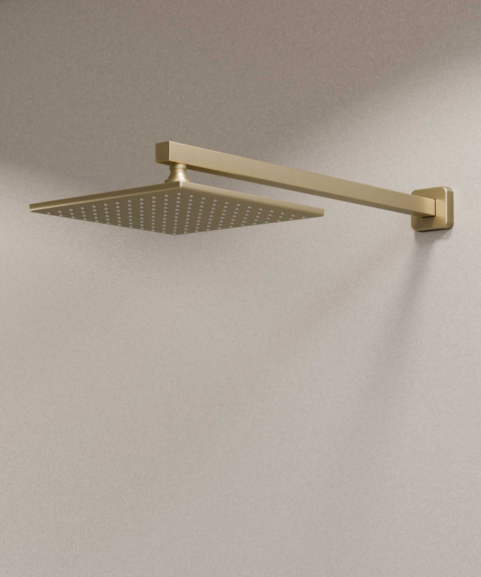 Two-Function Concealed Shower Column - Brushed Gold - Nunki