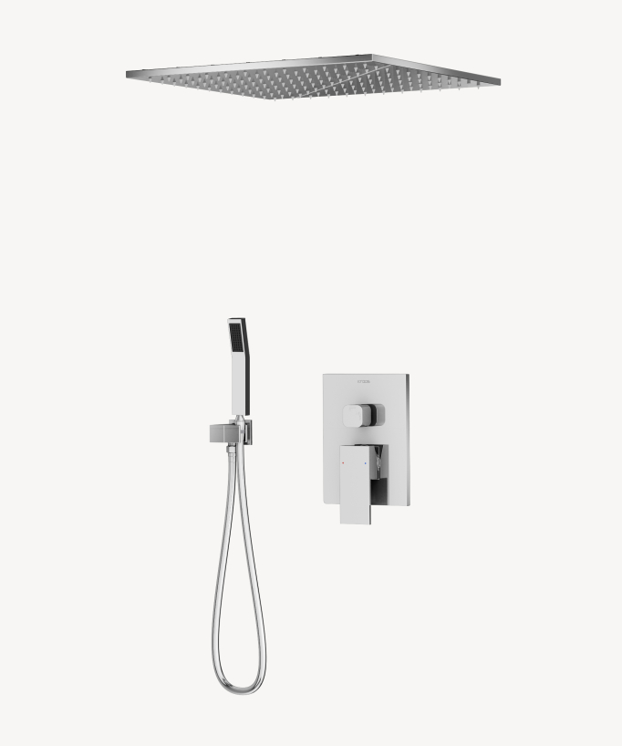 Ceiling-Concealed Rain Shower System - Sirius