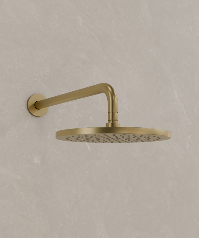 Concealed Shower Pack without Flow Control - Brushed Gold - Leros