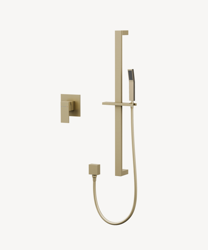 Concealed Shower Mixer with Rail and Hand Shower Set - Sirius