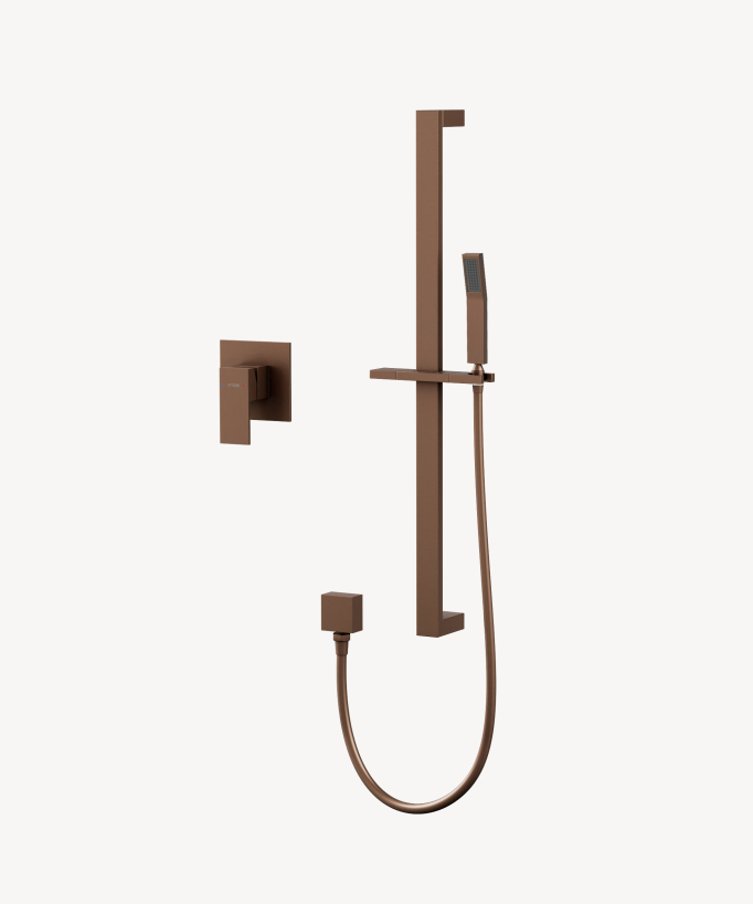 Concealed Shower Mixer with Rail and Hand Shower Set - Sirius