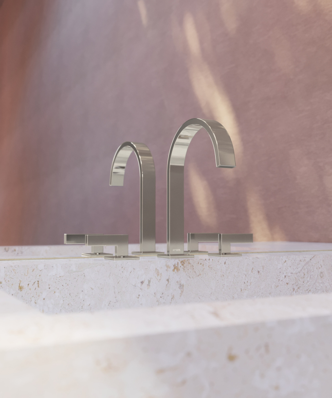 3-hole basin mixer tap Champagne – Fiumina