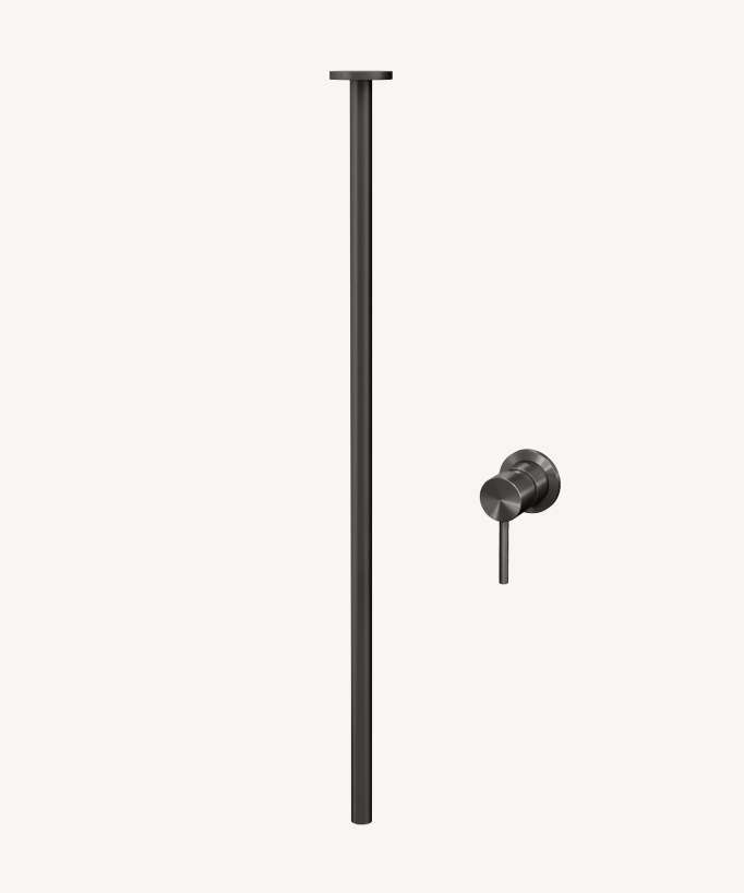 Ceiling-mounted basin mixer tap Gunmetal – Corbeau