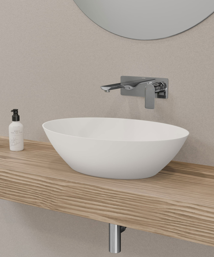 Wall-Mounted Basin Mixer Tap - Nunki