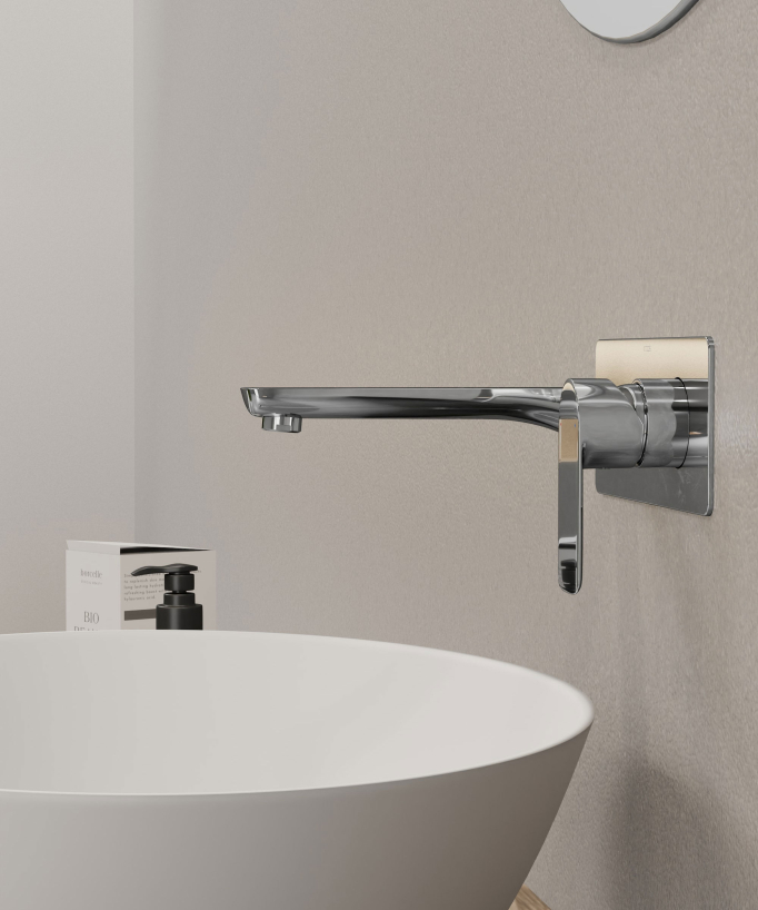 Wall-Mounted Basin Mixer Tap - Nunki
