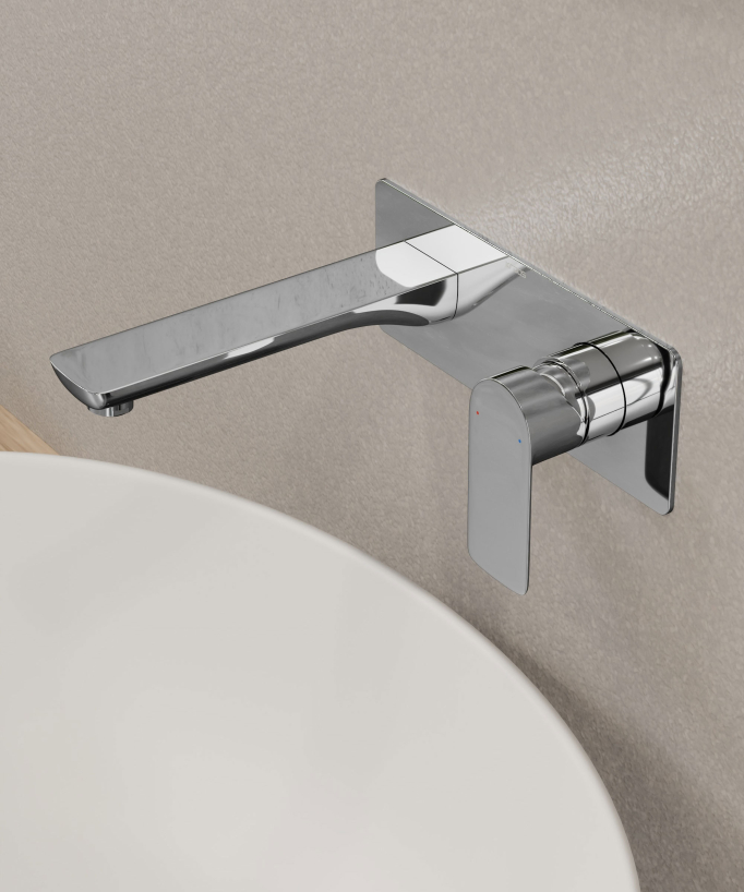 Wall-Mounted Basin Mixer Tap - Nunki