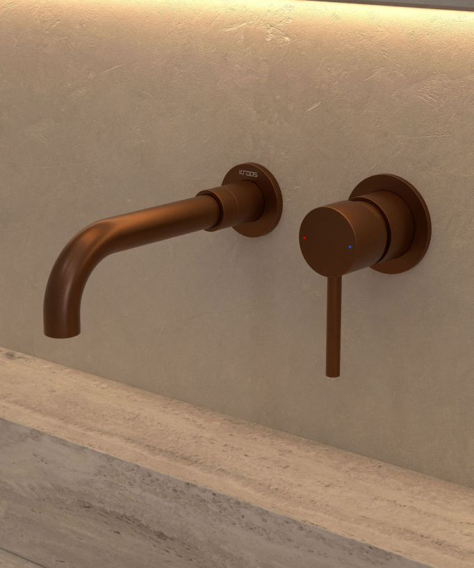 Wall-Mounted Basin Mixer - Corbeau