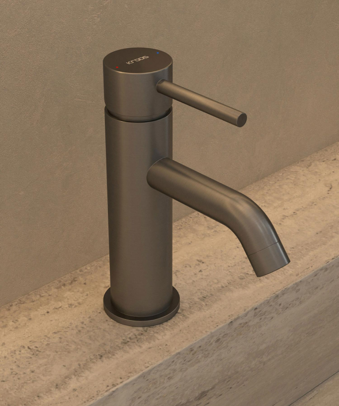 Basin Mixer Tap, Gunmetal - Corbeau