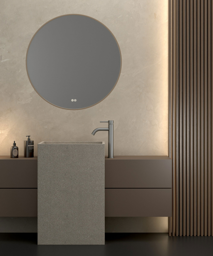 Tall Basin Mixer Tap, Gunmetal - Corbeau