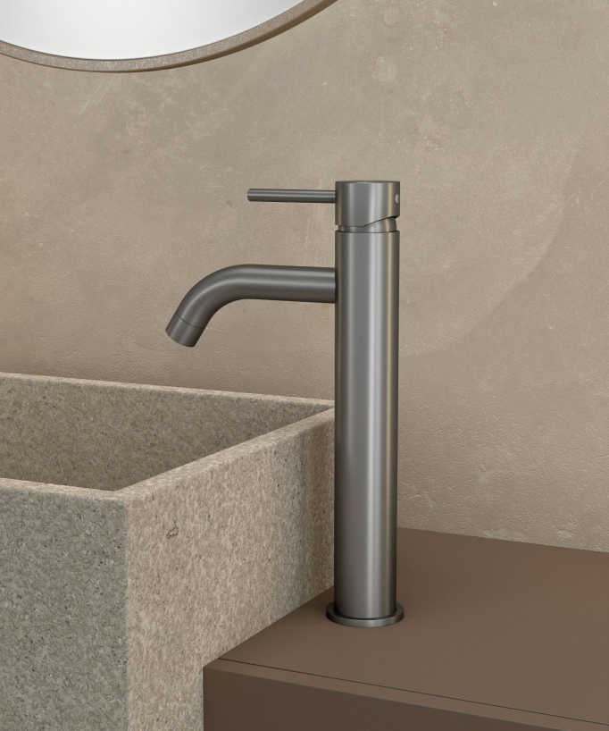 Tall Basin Mixer Tap, Gunmetal - Corbeau