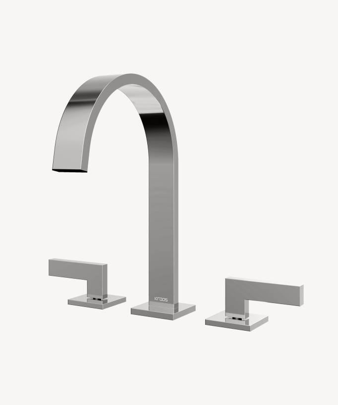 3-hole basin mixer tap Chrome – Fiumina