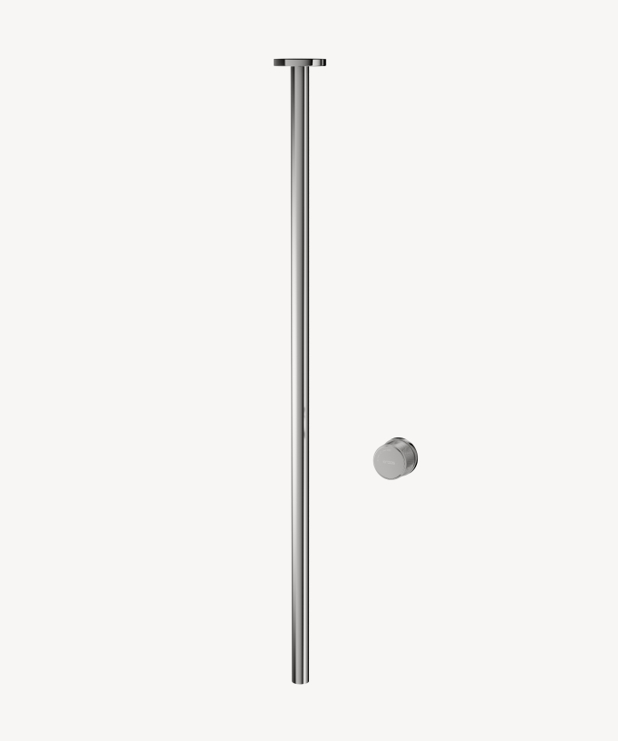 Ceiling-Mounted Basin Mixer Tap (No Flow Adjustment) - Chrome - Leros