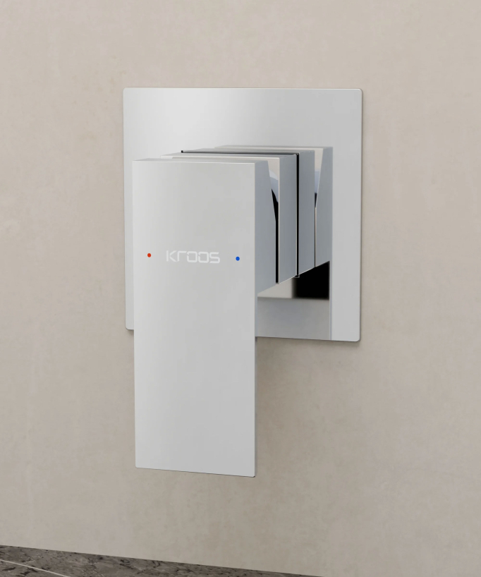 Wall-Mounted Waterfall Basin Mixer, Chrome - Thilia