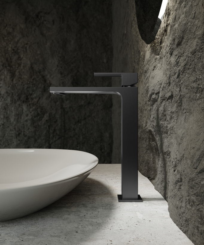 Tall basin mixer tap gunmetal – Sirius