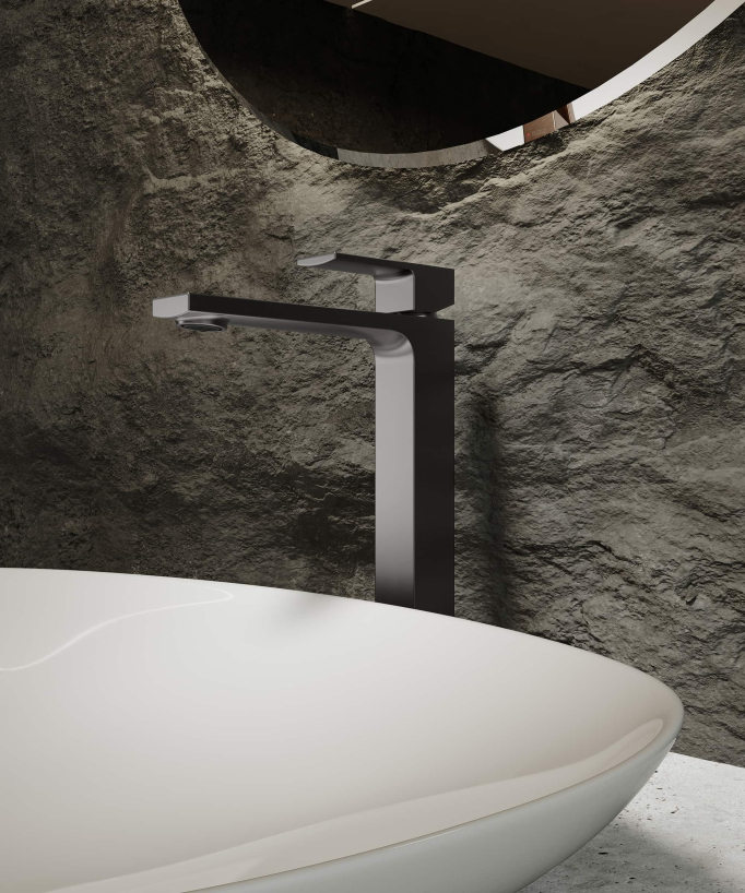 Tall basin mixer tap – Sirius