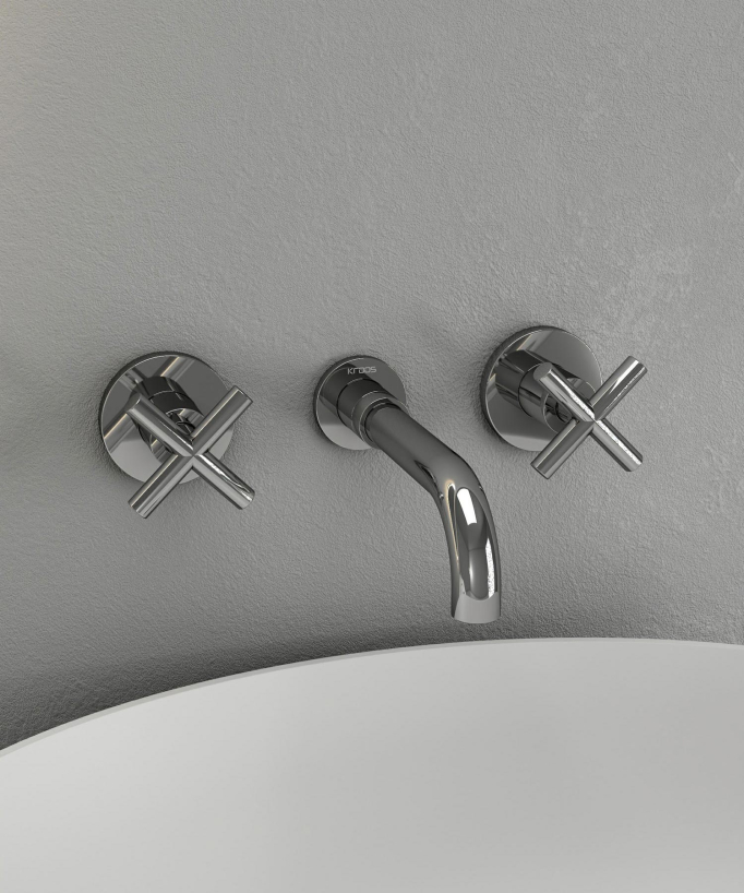 Wall-Mounted Basin Mixer - Corbeau