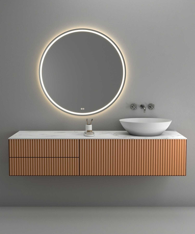 Wall-Mounted Basin Mixer, Chrome - Corbeau