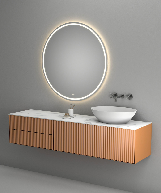 Wall-Mounted Basin Mixer, Chrome - Corbeau