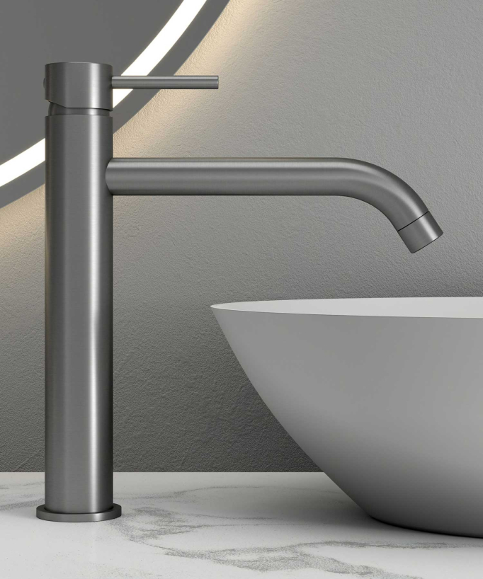 Tall Basin Mixer Tap with Long Spout - Corbeau