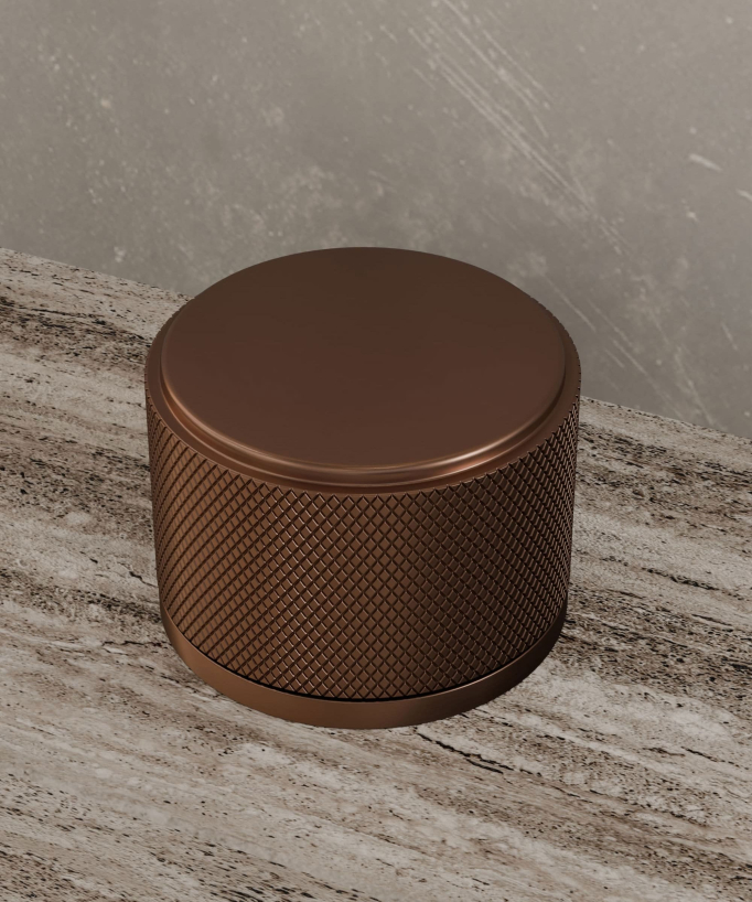 3-Hole Deck-Mounted Basin Mixer, Brushed Rose Gold - Leros