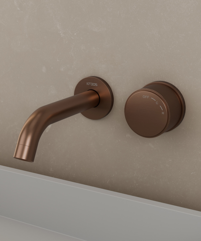 Concealed basin mixer tap without flow adjustment – Leros