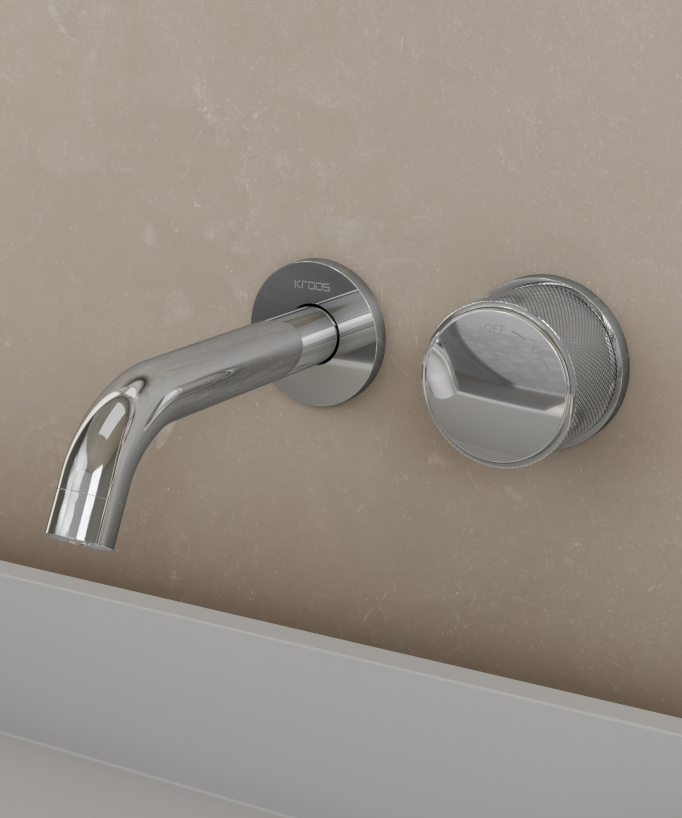 Concealed basin mixer tap without flow adjustment – Leros