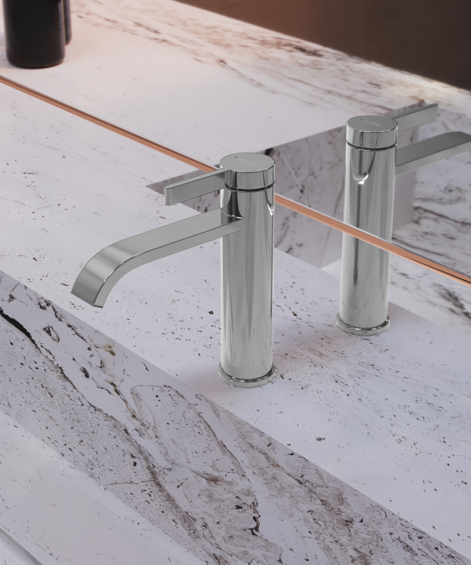 Basin mixer tap chrome – Fiumina