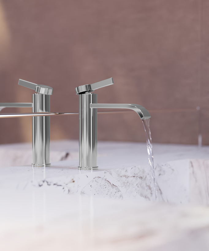 Basin mixer tap chrome – Fiumina