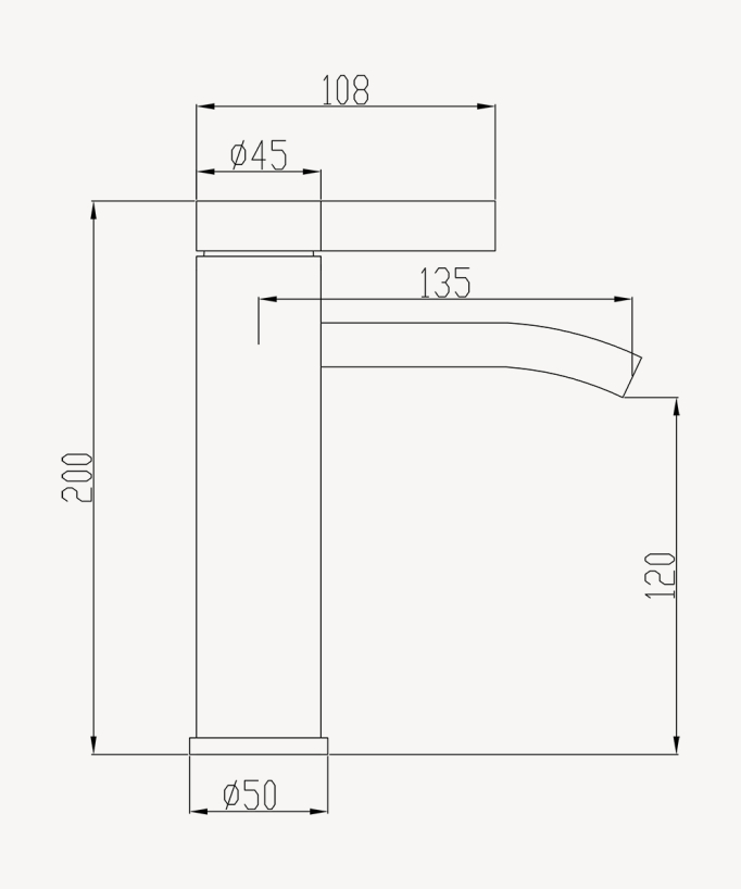 Basin mixer tap brushed rose gold – Fiumina