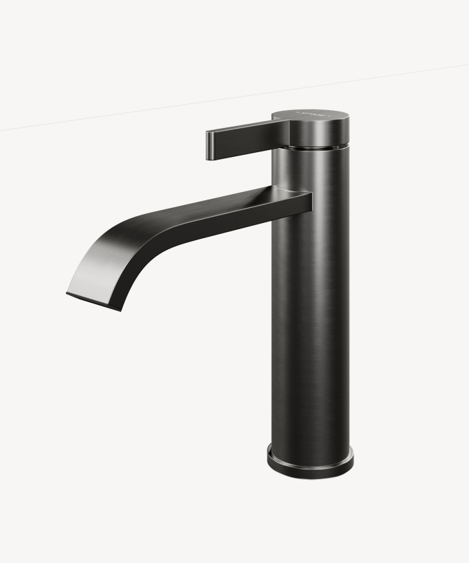 Basin mixer tap gunmetal – Fiumina