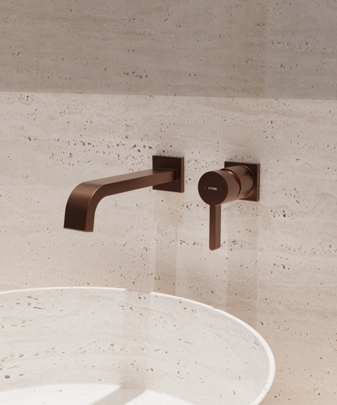 Wall-mounted waterfall basin mixer tap – Fiumina