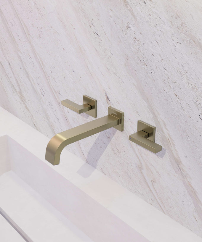 Wall-mounted basin mixer tap – Fiumina